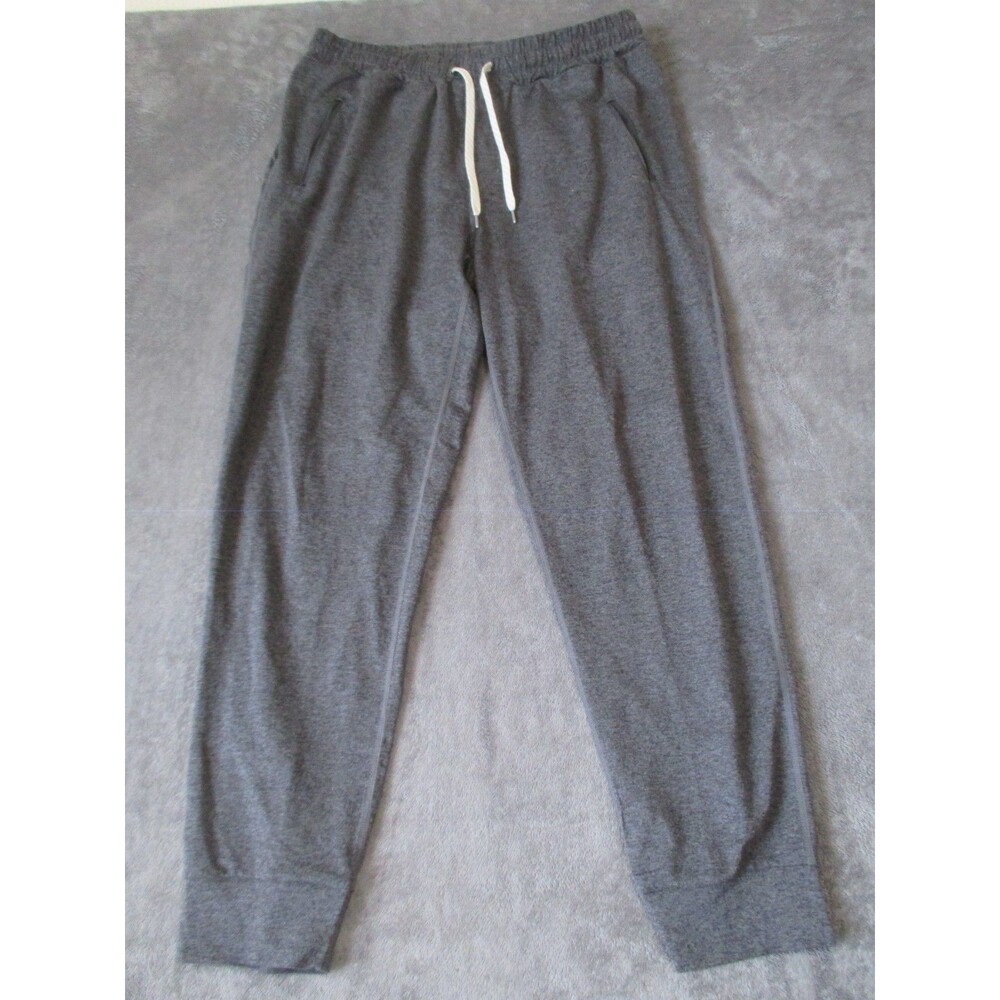Vuori Sunday Performance Sweatpants Jogger Mens M Gray Stretch V4049 Excellent!